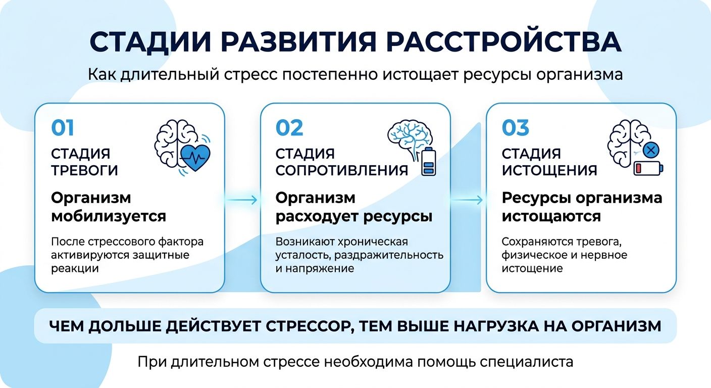 Лечение стресса в Балашове инфографика